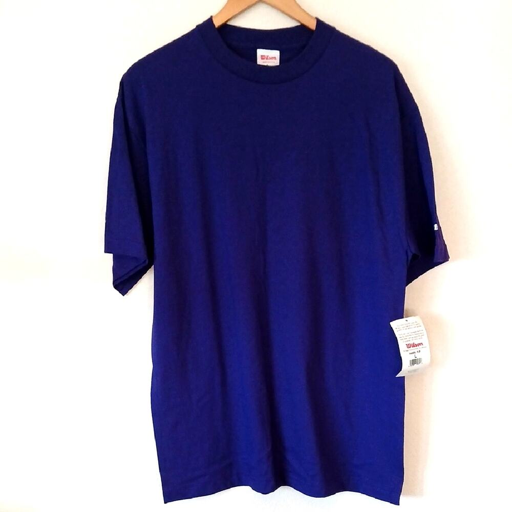 Vintage 1994 Wilson Purple Short Sleeve Tee Deadstock